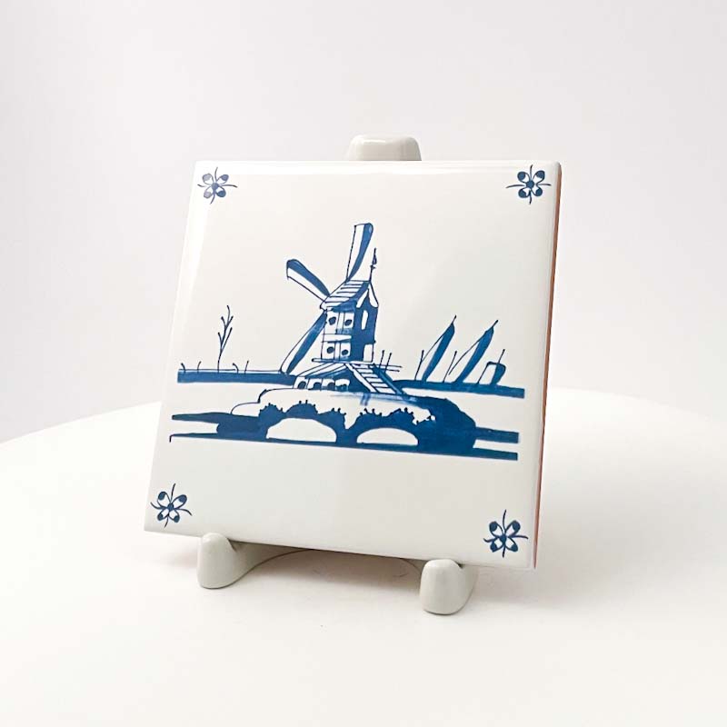 Изразец «Голландский. Мельница 5»