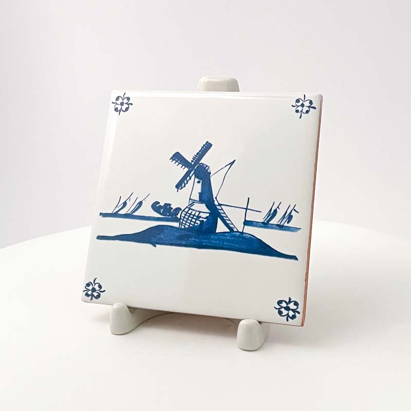 Изразец «Голландский. Мельница 18»