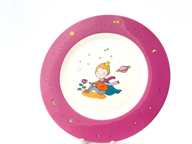 Тарелка плоская «Маленький принц. Черничный»