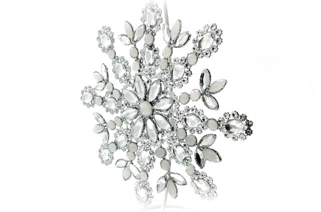 Елочная игрушка «Ювелирная снежинка»