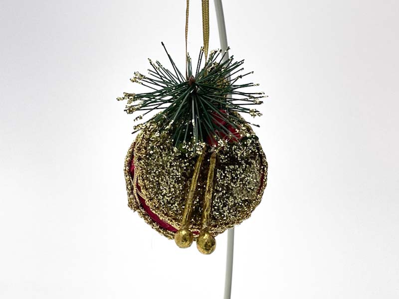 Елочная игрушка «Барабан красный»