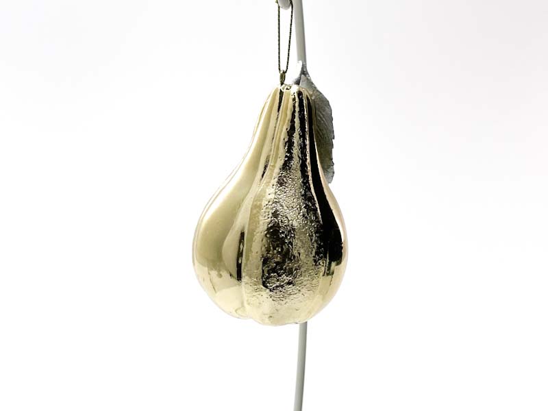 Елочная игрушка «Груша золотая»