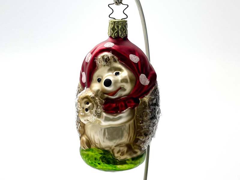 Елочная игрушка «Ежиха с ежонком»