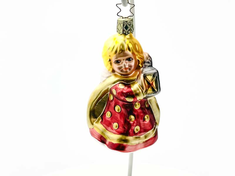 Елочная игрушка «Девочка с фонариком»