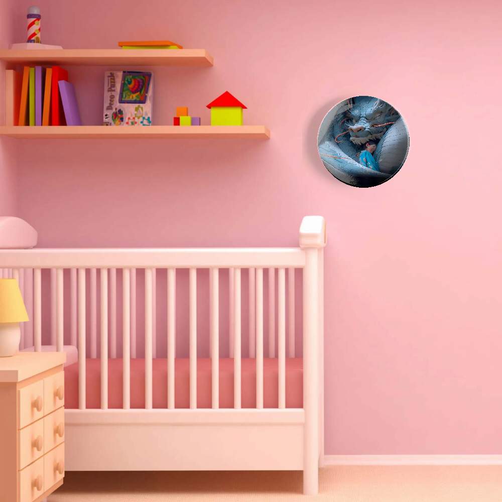 Синий дракон и мальчик