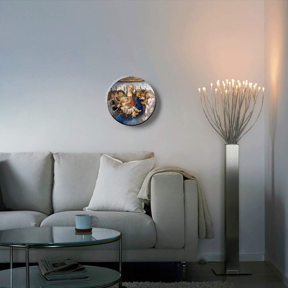 Мадонна с младенцем и восемью ангелами — Сандро Боттичелли