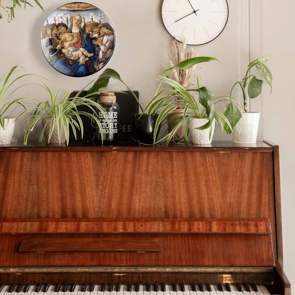 Мадонна с младенцем и восемью ангелами — Сандро Боттичелли