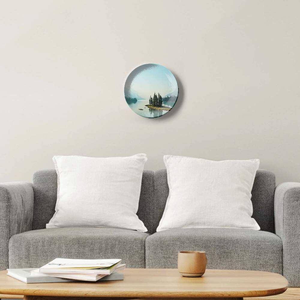 Холодное горное озеро и ёлки — Эрик Алмас