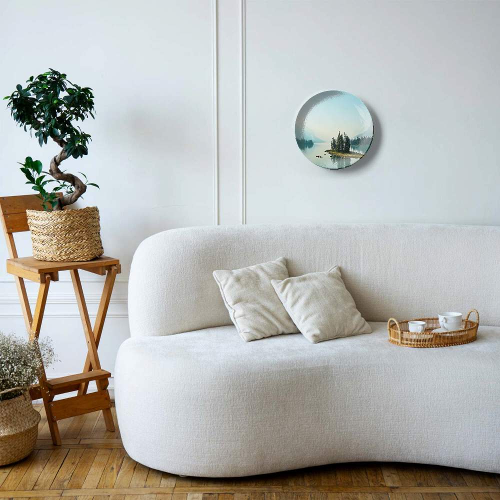 Холодное горное озеро и ёлки — Эрик Алмас