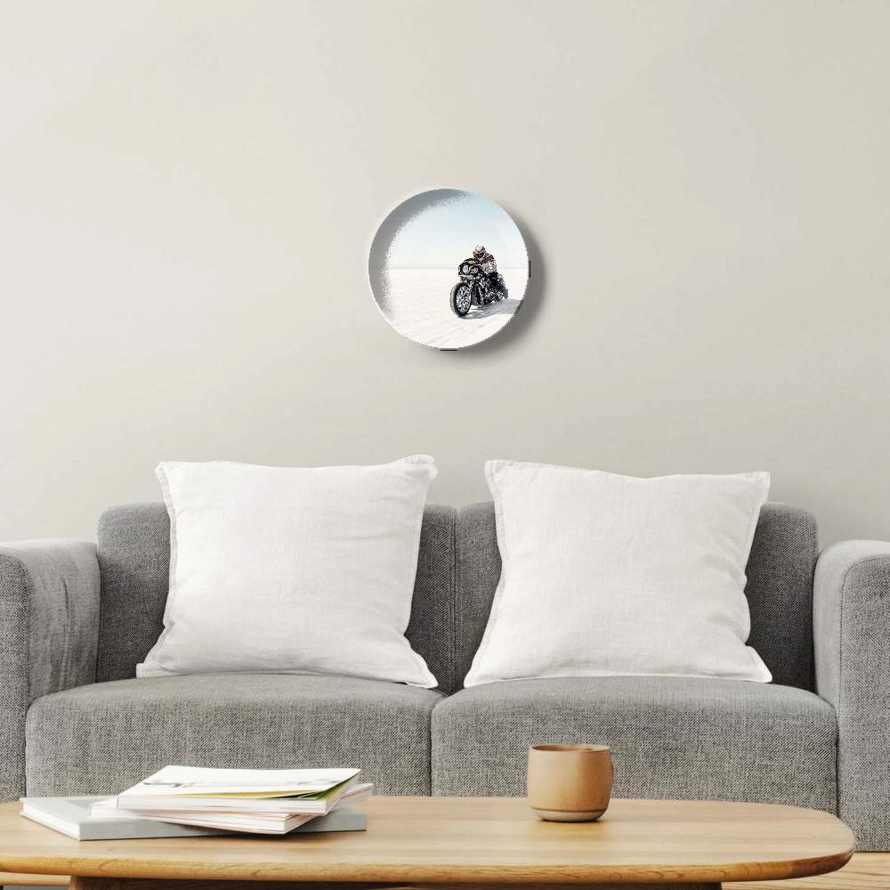 Снежное бездорожье и мотоцикл — Пит Барретт