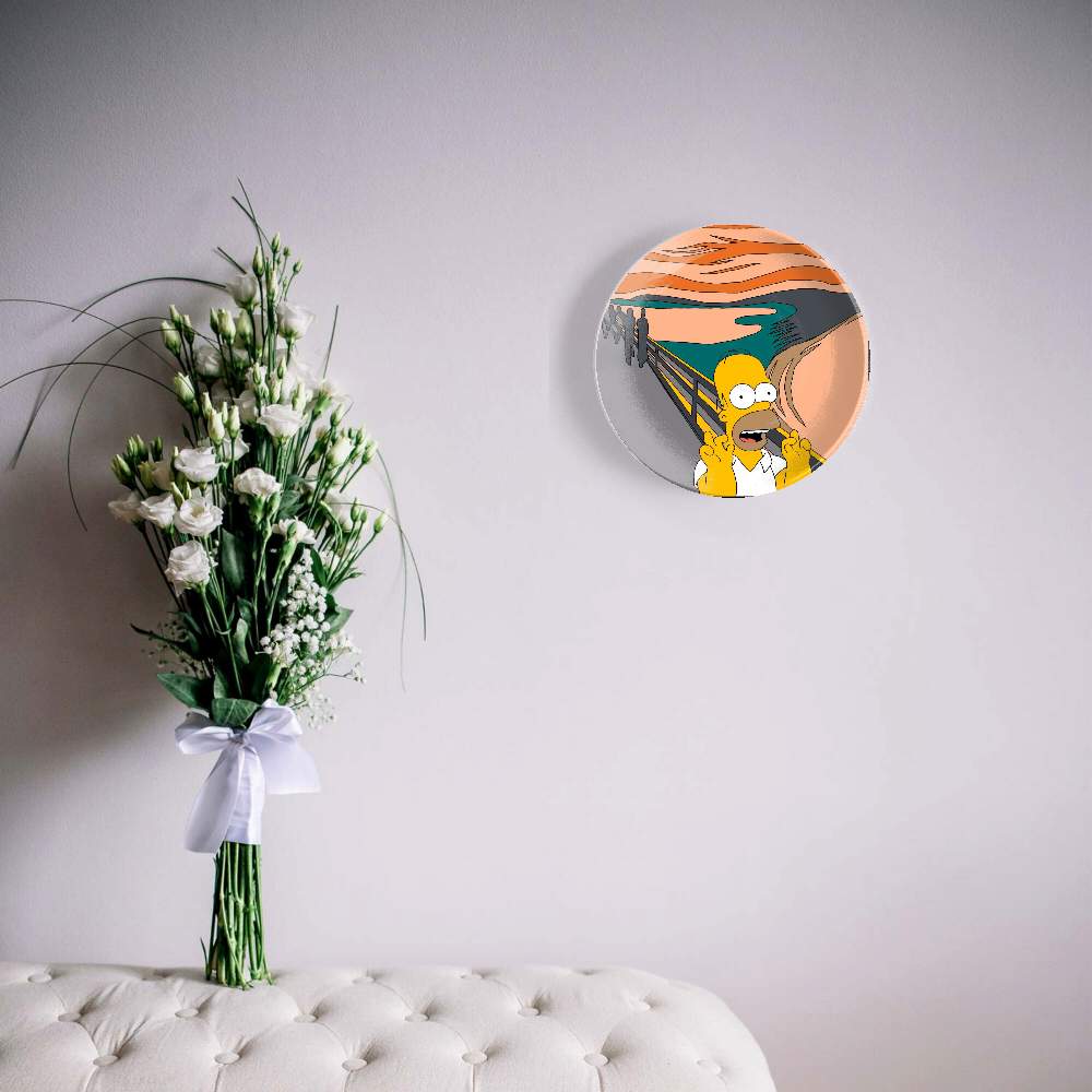 Гомер Симпсон на картине Мунка — Симпсоны