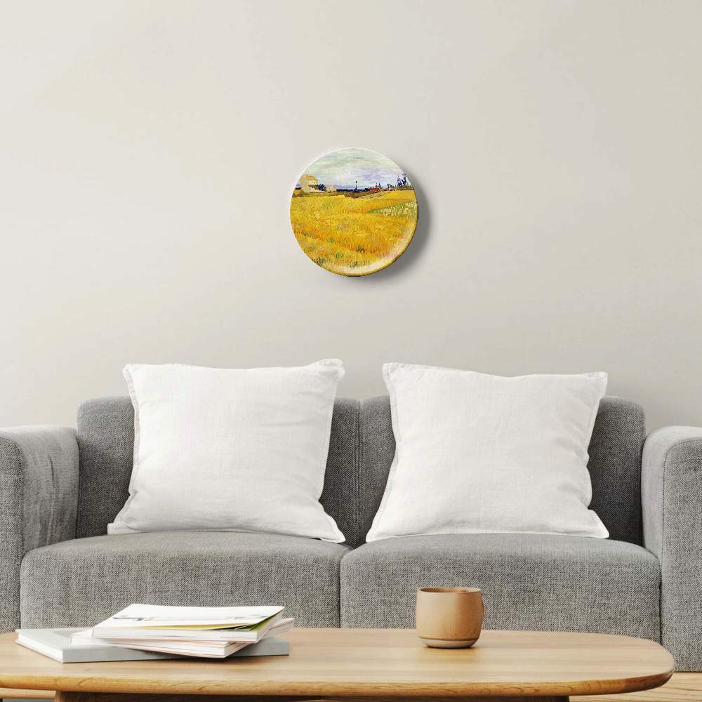 Пшеничное поле со снопами — Винсент Ван Гог