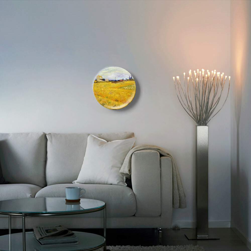 Пшеничное поле со снопами — Винсент Ван Гог