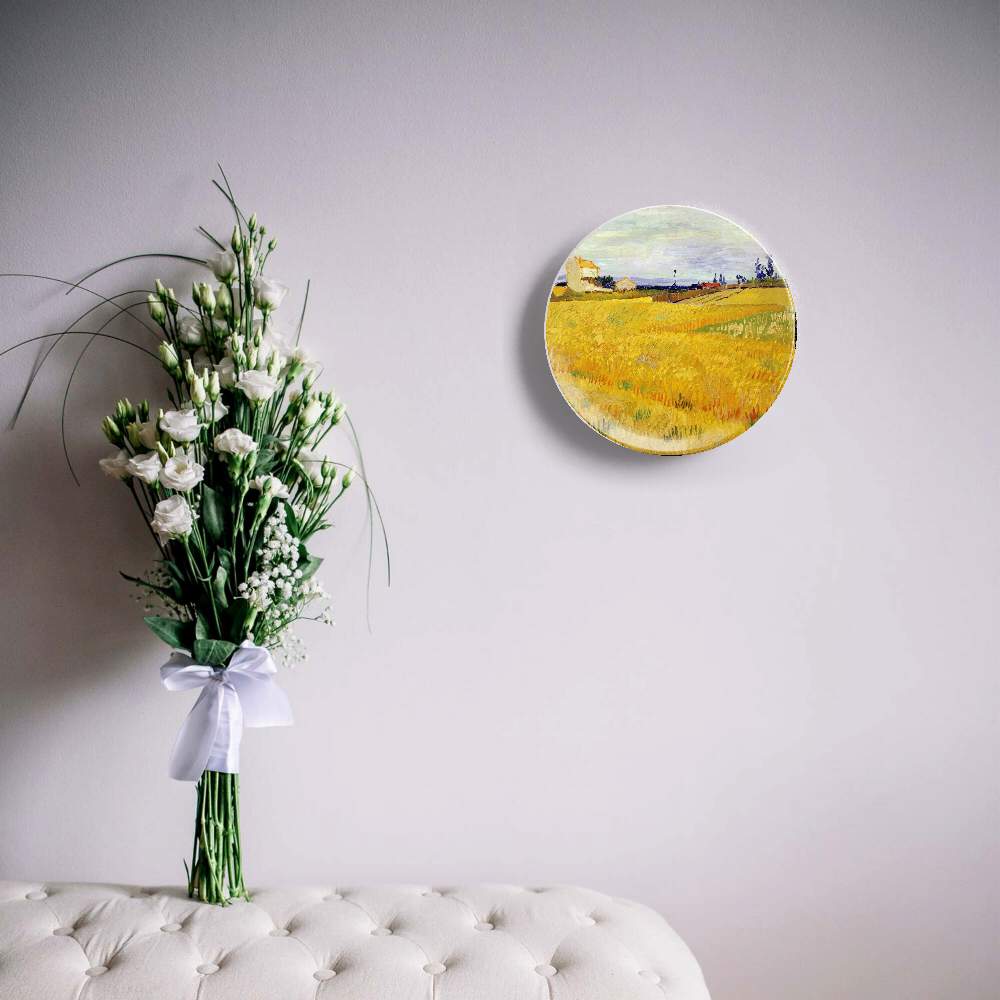 Пшеничное поле со снопами — Винсент Ван Гог