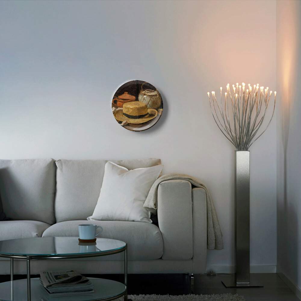 Натюрморт с желтой соломенной шляпой — Винсент Ван Гог