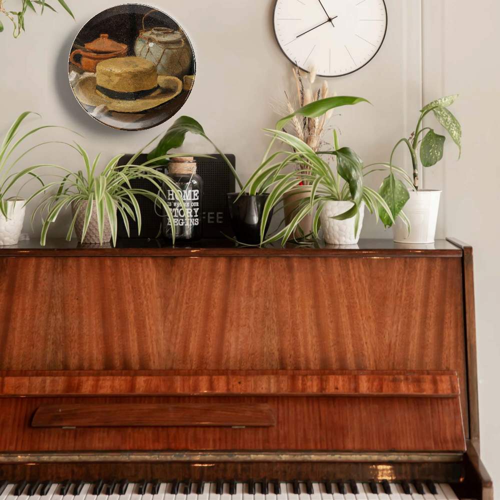 Натюрморт с желтой соломенной шляпой — Винсент Ван Гог