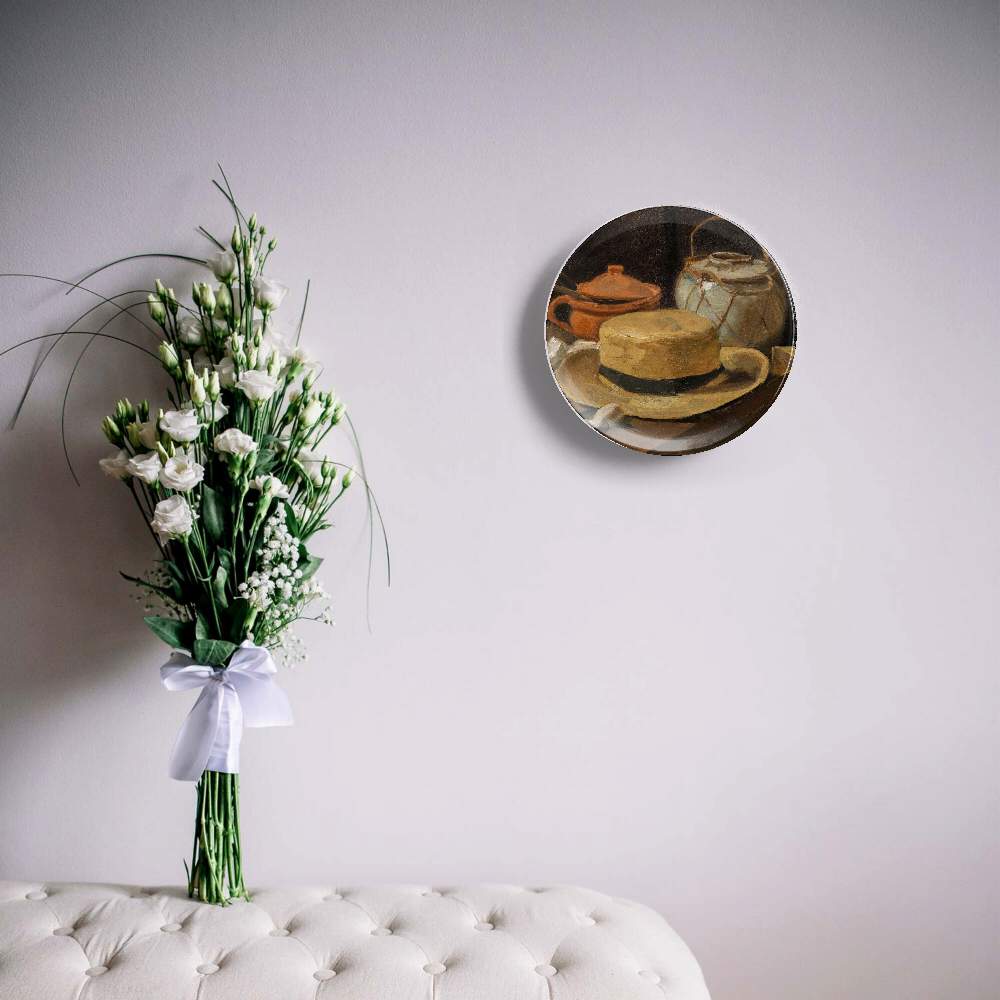 Натюрморт с желтой соломенной шляпой — Винсент Ван Гог