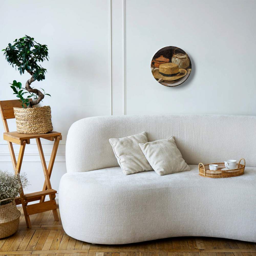 Натюрморт с желтой соломенной шляпой — Винсент Ван Гог