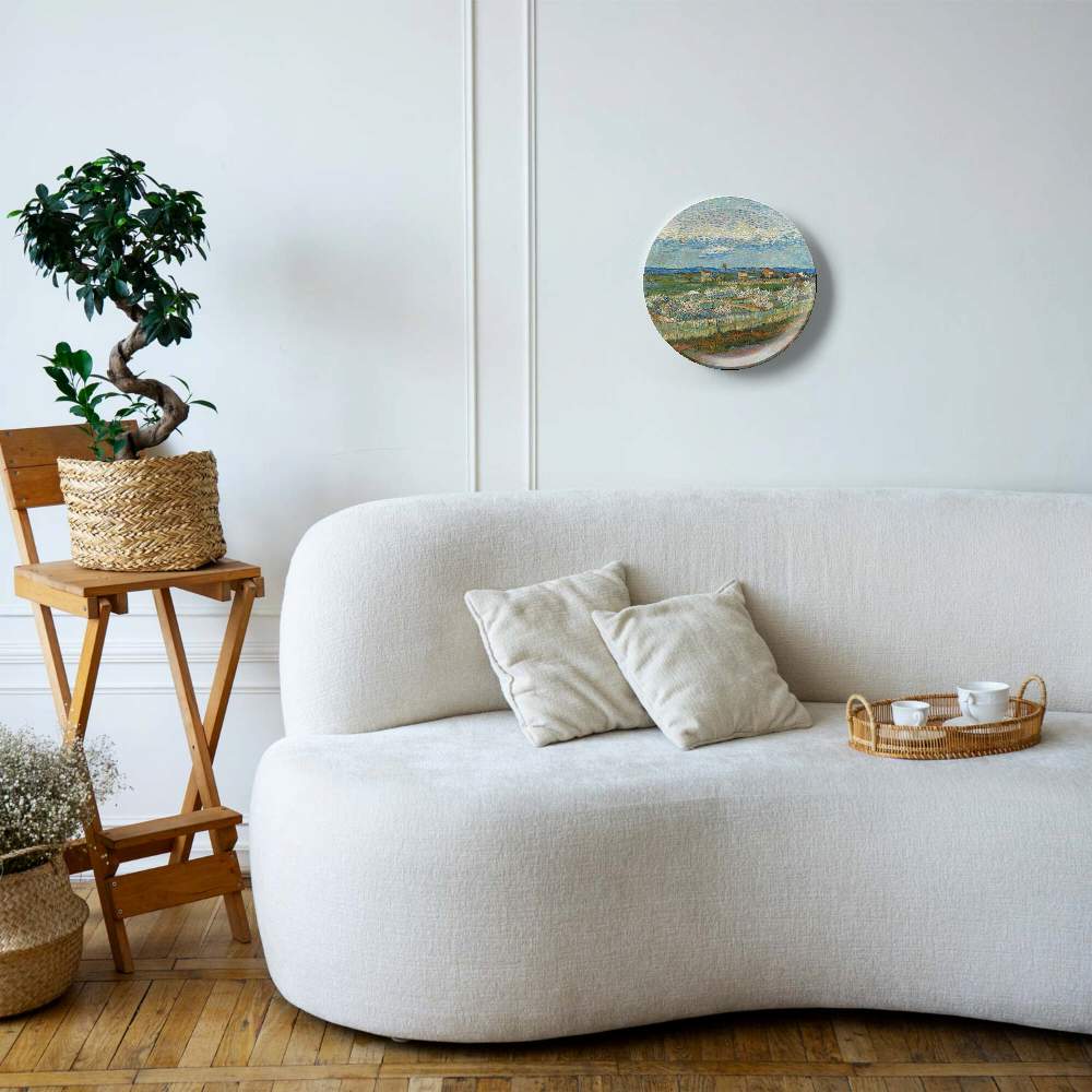 Персиковые деревья в цвету — Винсент Ван Гог