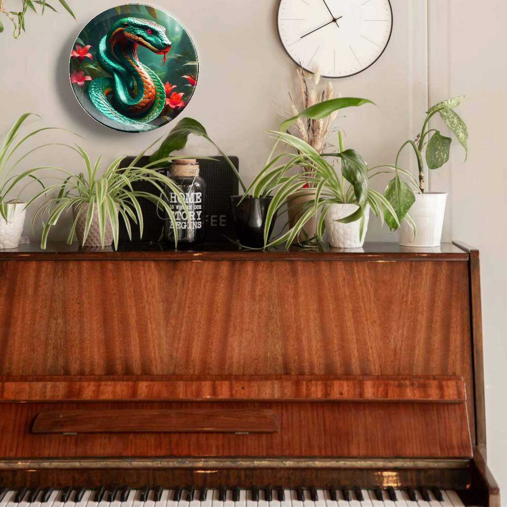 Зеленый змей и лилии