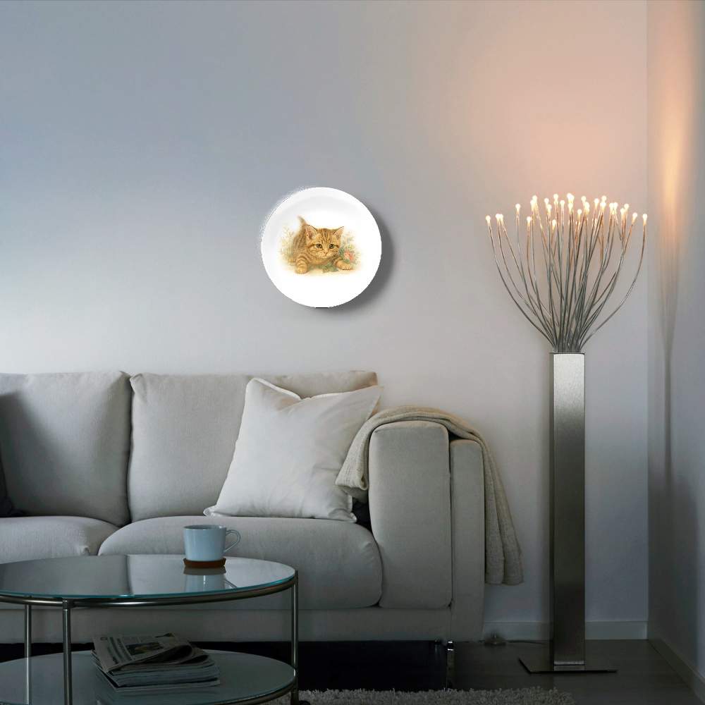 Котенок с розой — Жан Габриэль Ги