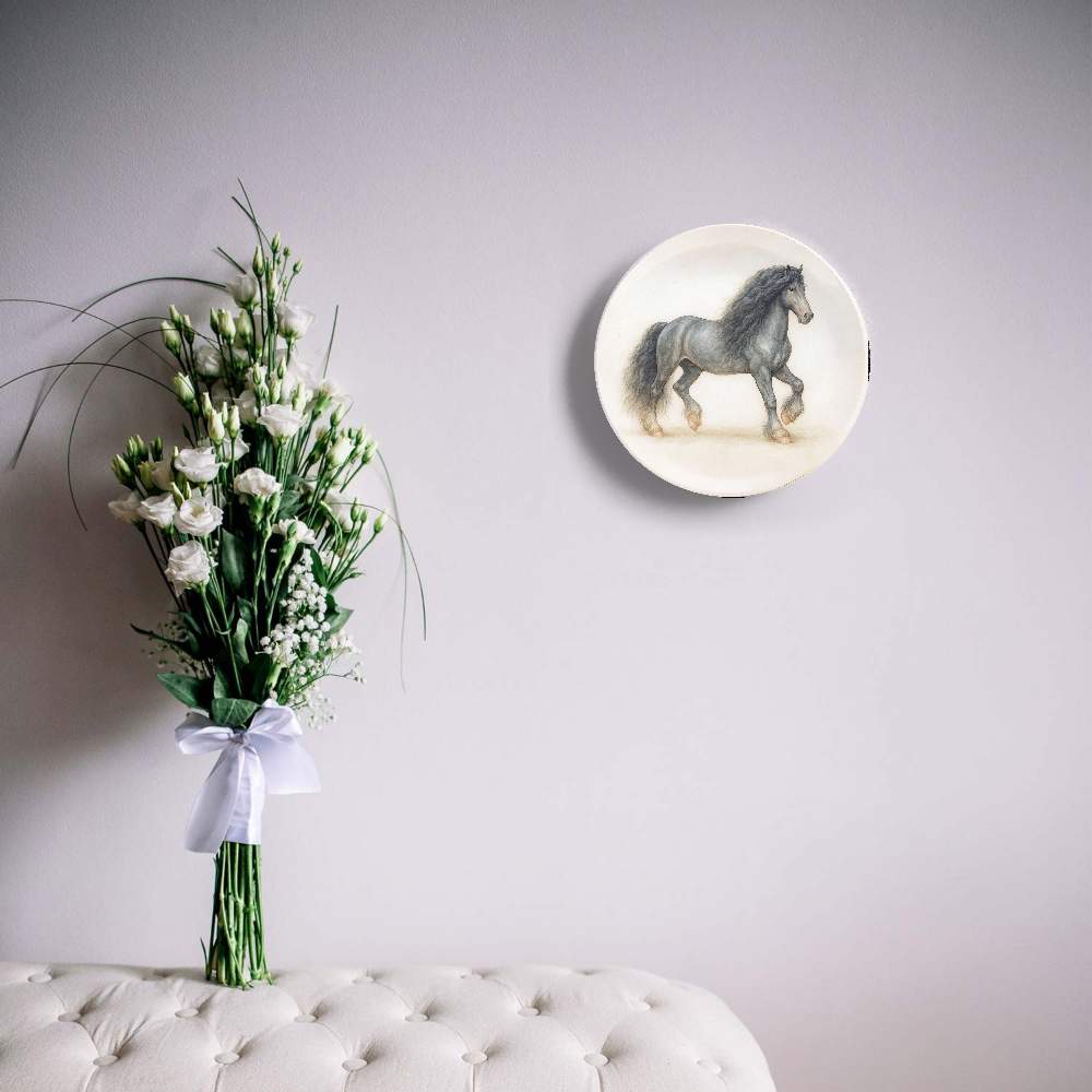 Фризская лошадь гарцует — Жан Габриэль Ги