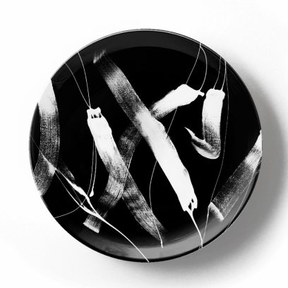 Декоративная тарелка Грег Ван Дайк Мочалки или Большой маскарад Covid-2019