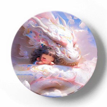 Белый дракон и маленькая девочка