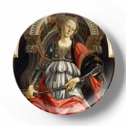 Декоративная тарелка Сандро Боттичелли Аллегория силы