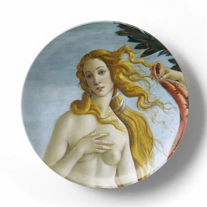 Декоративная тарелка Сандро Боттичелли Рождение Венеры Фрагмент