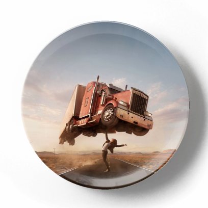 Декоративная тарелка Эрик Алмас Точка приложения силы