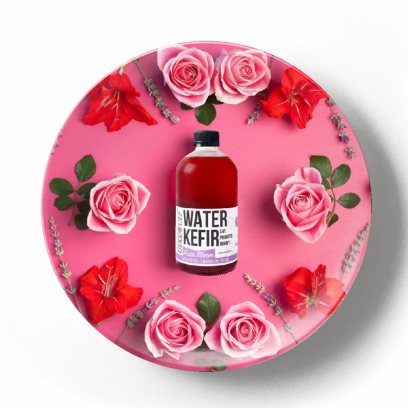 Декоративная тарелка Изабелла Кассини Розовый калейдоскоп