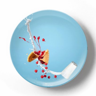 Декоративная тарелка Изабелла Кассини Натюрморт с пролитым молоком