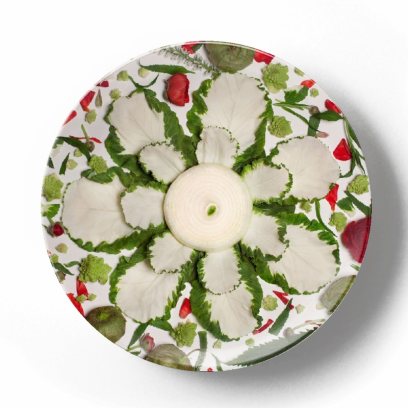 Декоративная тарелка Изабелла Кассини Калейдоскоп с луком