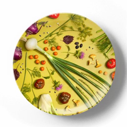 Декоративная тарелка Изабелла Кассини Калейдоскоп