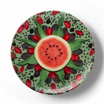 Декоративная тарелка Изабелла Кассини Натюрморт с арбузом