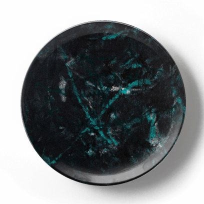 Декоративная тарелка Грег Ван Дайк Зеленая композиция 1