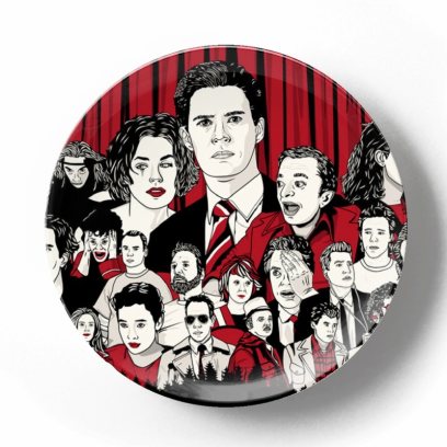 Декоративная тарелка Дэвид Линч Твин Пикс Первый сезон