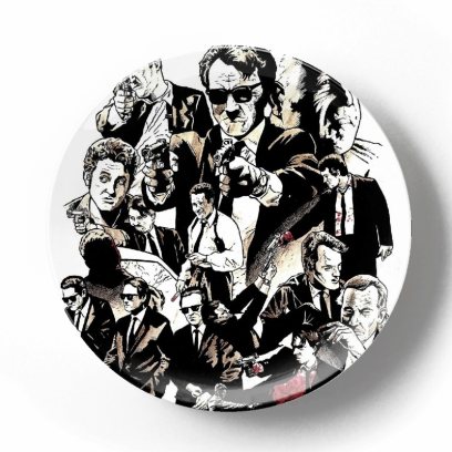 Декоративная тарелка Дэвид Линч Бешенные псы