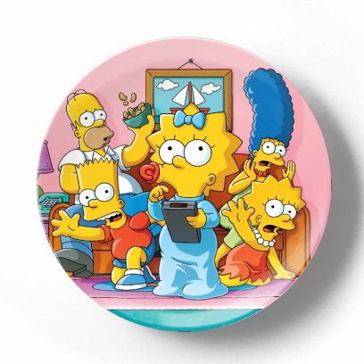 Декоративная тарелка Симпсоны Мэгги