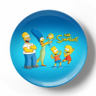 Декоративная тарелка Симпсоны Семья года