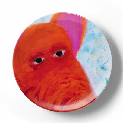 Декоративная тарелка Грег Ван Дайк Грустная морковка с ушами