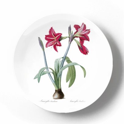 Декоративная тарелка Пьер Жозеф Редуте Амарилис