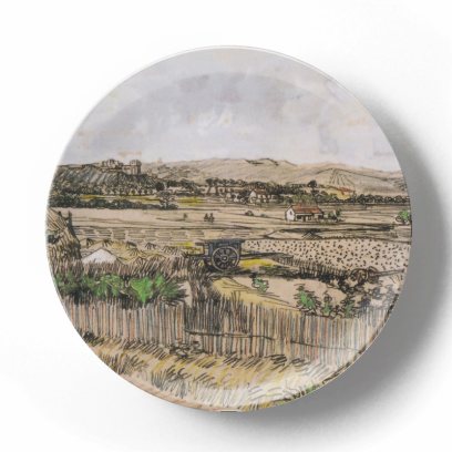 Декоративная тарелка Винсент Ван Гог Эрнте в Провансе