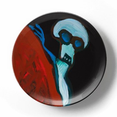 Декоративная тарелка Грег Ван Дайк Подготовка к нападению инопланетян на детскую площадку