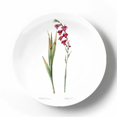 Декоративная тарелка Пьер Жозеф Редуте Гладиолус