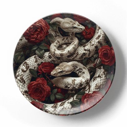 Белые змеи и красные розы