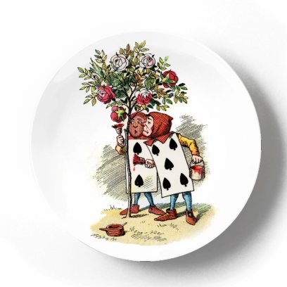 Декоративная тарелка Льюис Кэролл Садовники