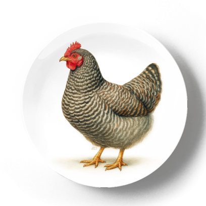 Декоративная тарелка Жан Габриэль Ги Курица Амрокс