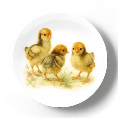 Декоративная тарелка Жан Габриэль Ги Павловские цыплята